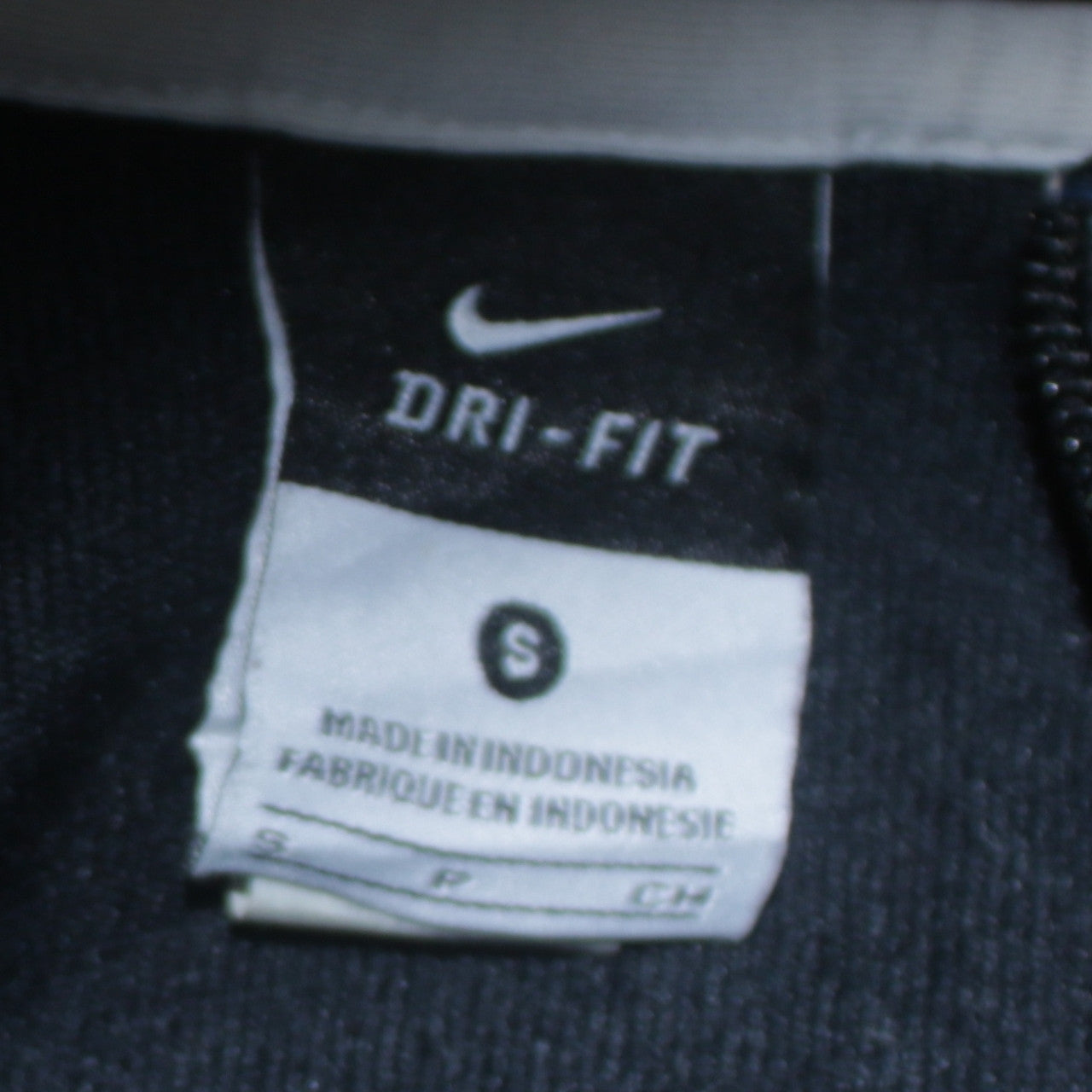 Nike Womens Black Dri-Fit Full Zip Hoodie Size S Training Sweatshirt
