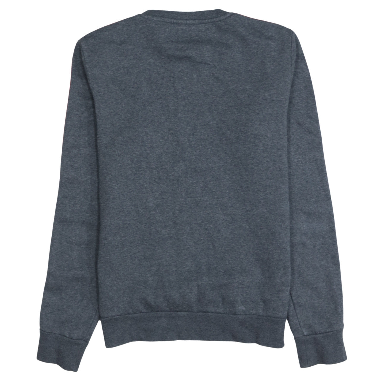 Adidas Womens Grey Orange Crew Neck Pullover Sweatshirt XS