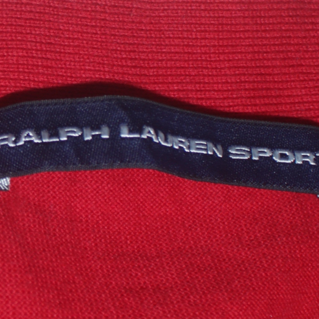 Ralph Lauren Women Red Cotton Short Sleeve V-Neck Cardigan L