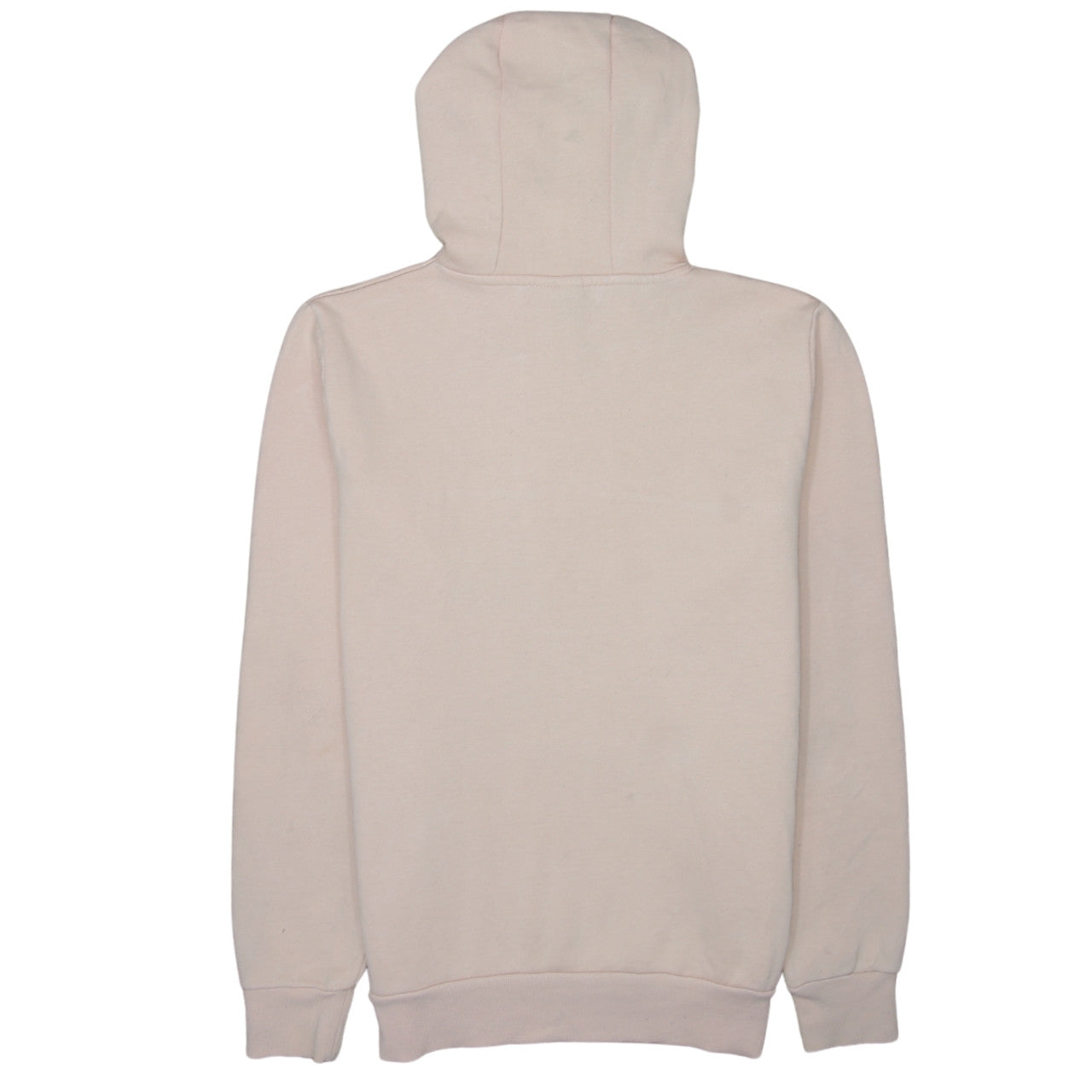 Ellesse Womens Beige Pullover Hoodie Medium Cotton Blend Logo Casual
