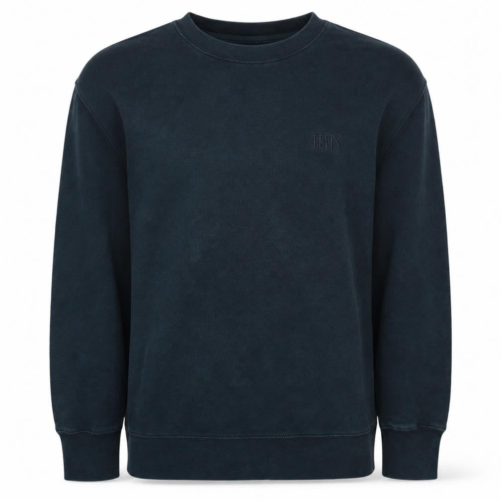 Levi's Men's Blue Relaxed Fit Crew Neck Sweatshirt M