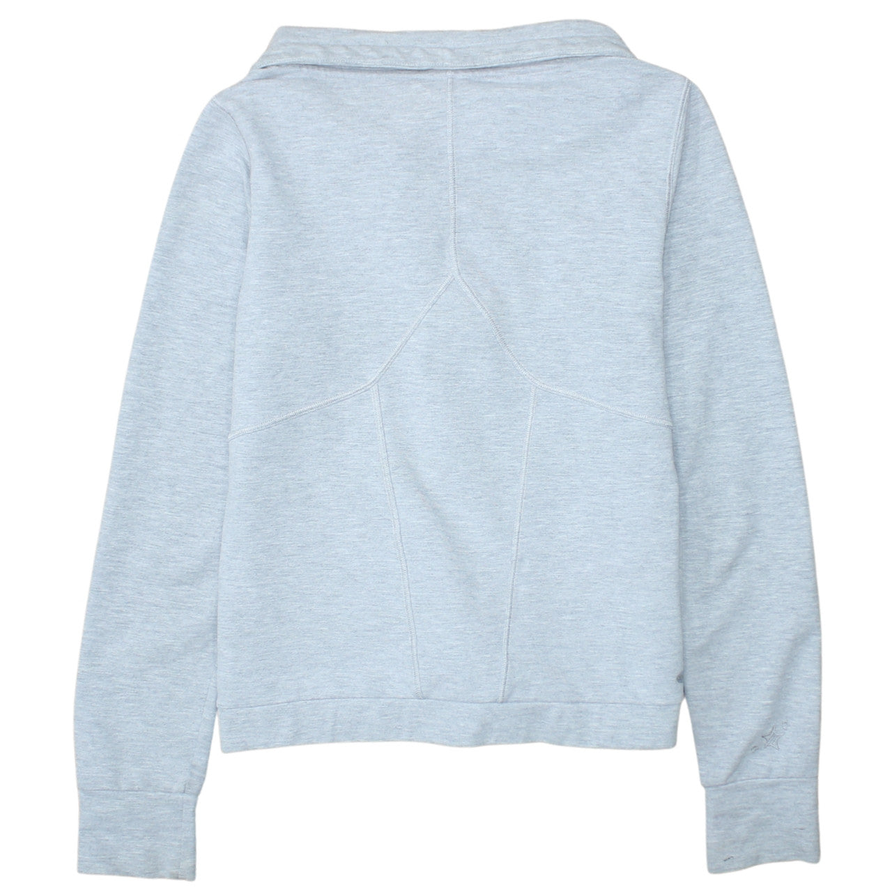 Adidas Women's Grey Track Jacket Size 12 Full Zip Sports Top