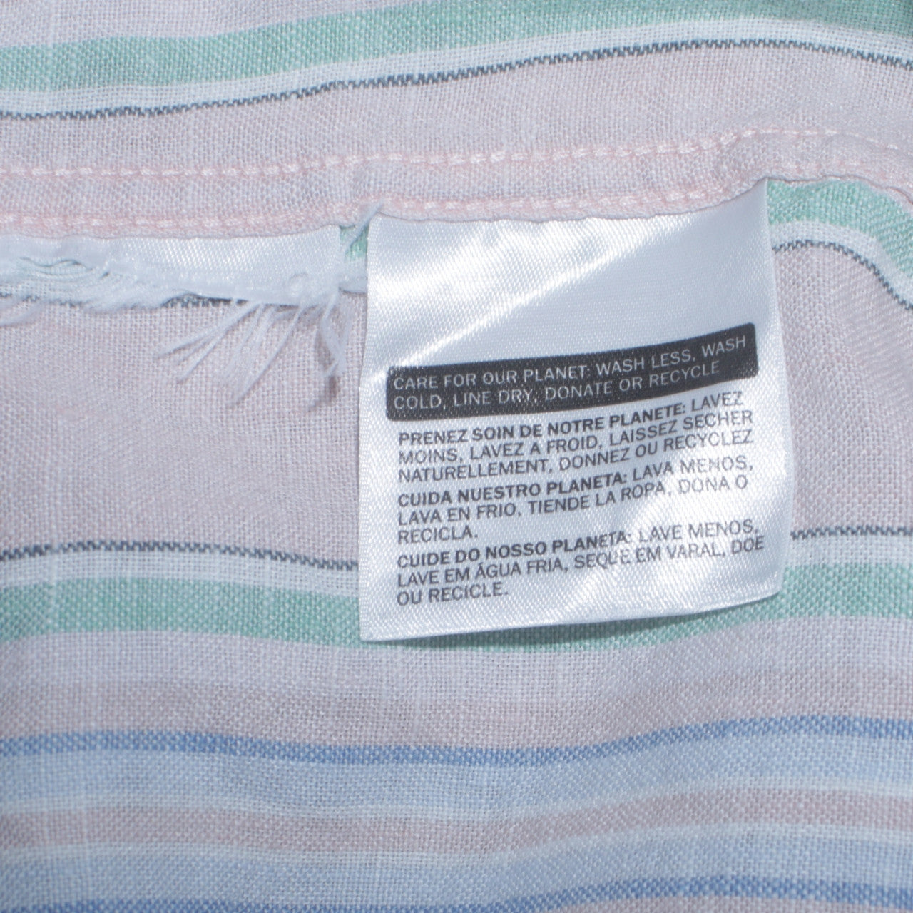 Levi's Men's Multicoloured Striped Short Sleeve Button-Up Shirt M