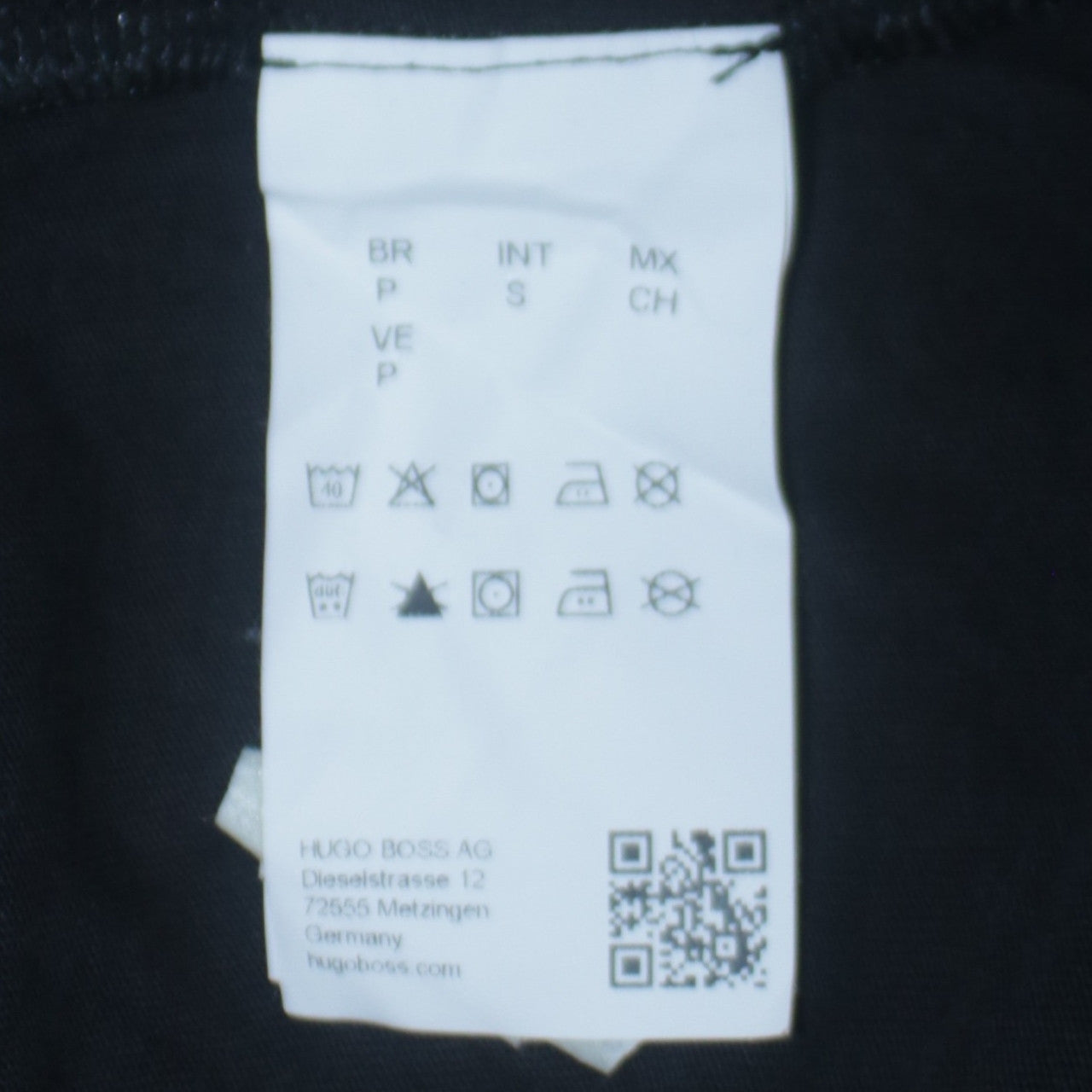 Hugo Boss Men's Black Crew Neck Cotton Jersey T-Shirt Size S