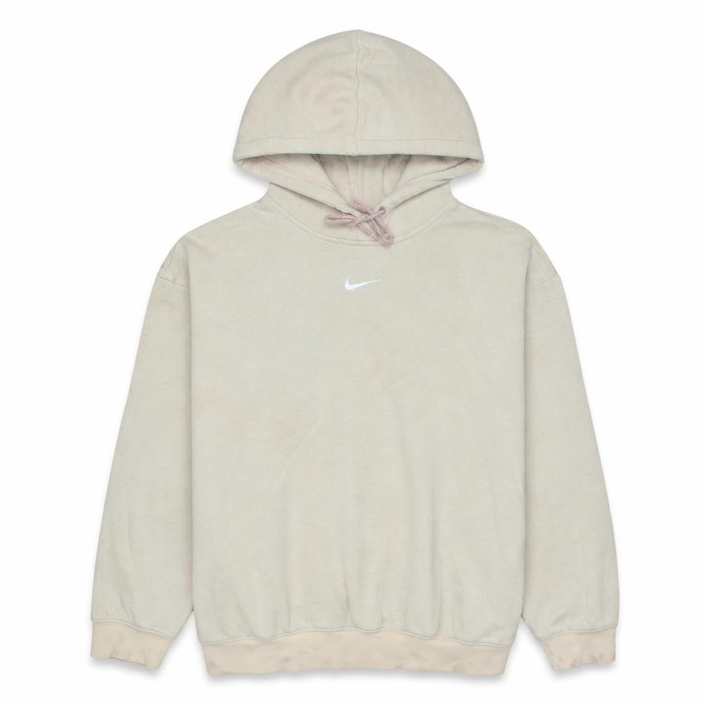 Nike Women Beige Pullover Hoodie Small Hooded Sweatshirt