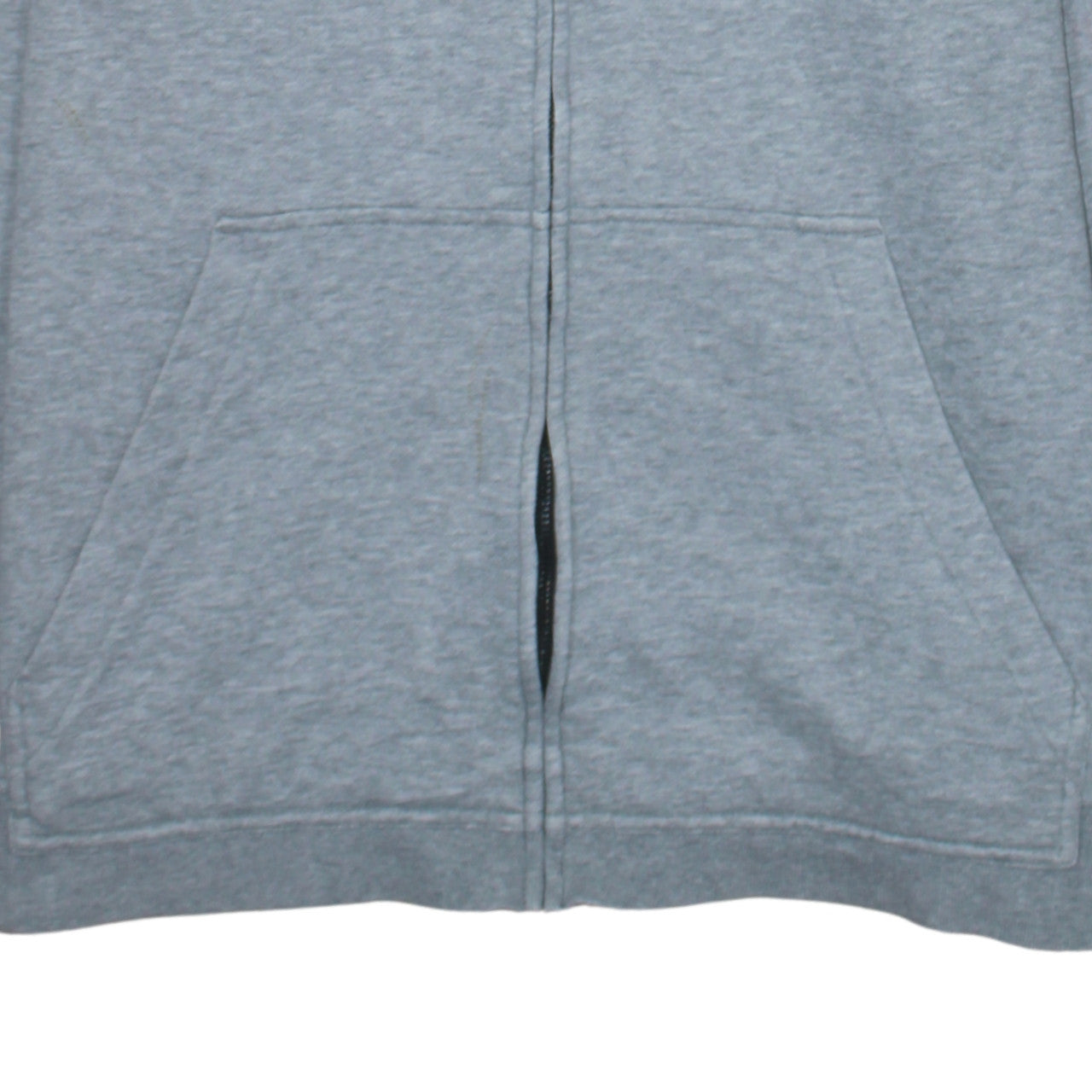 adidas Men Grey Full Zip Hoodie L Regular Fit Sportswear