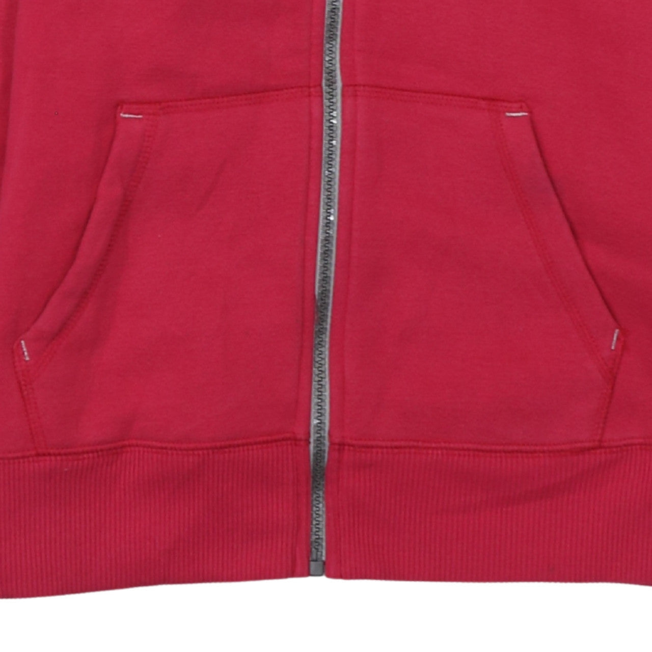 Converse Girls Red Full Zip Hoodie XL 13-15 Years Cotton Blend All Star