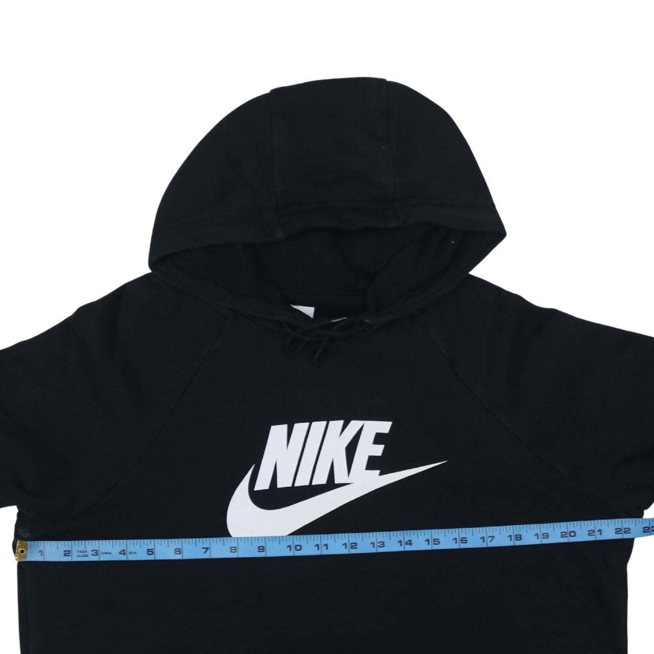 Nike Womens Black Large Pullover Hoodie Sweatshirt with Logo