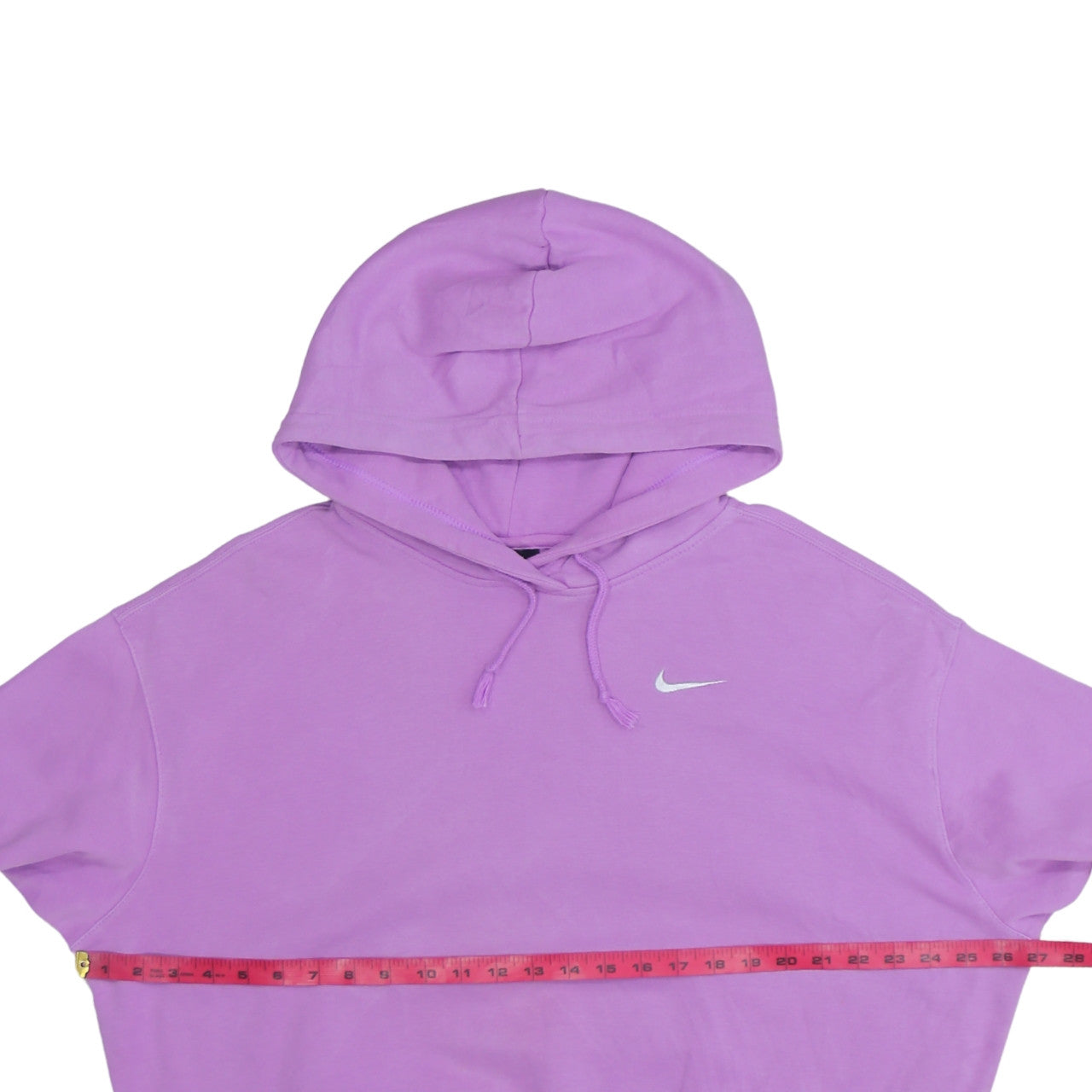 Nike Womens Lilac Pullover Hoodie Medium Cotton Blend Sweatshirt