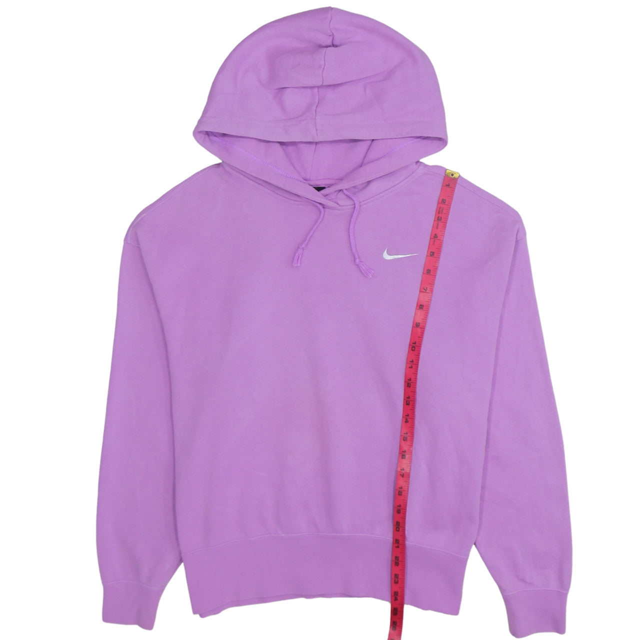 Nike Womens Lilac Pullover Hoodie Medium Cotton Blend Sweatshirt