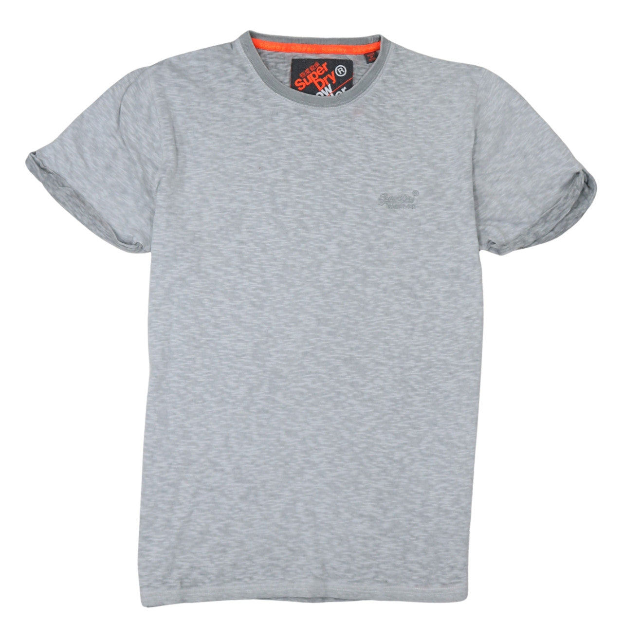Superdry Women's Grey Basic Crew Neck Short Sleeve T-Shirt M