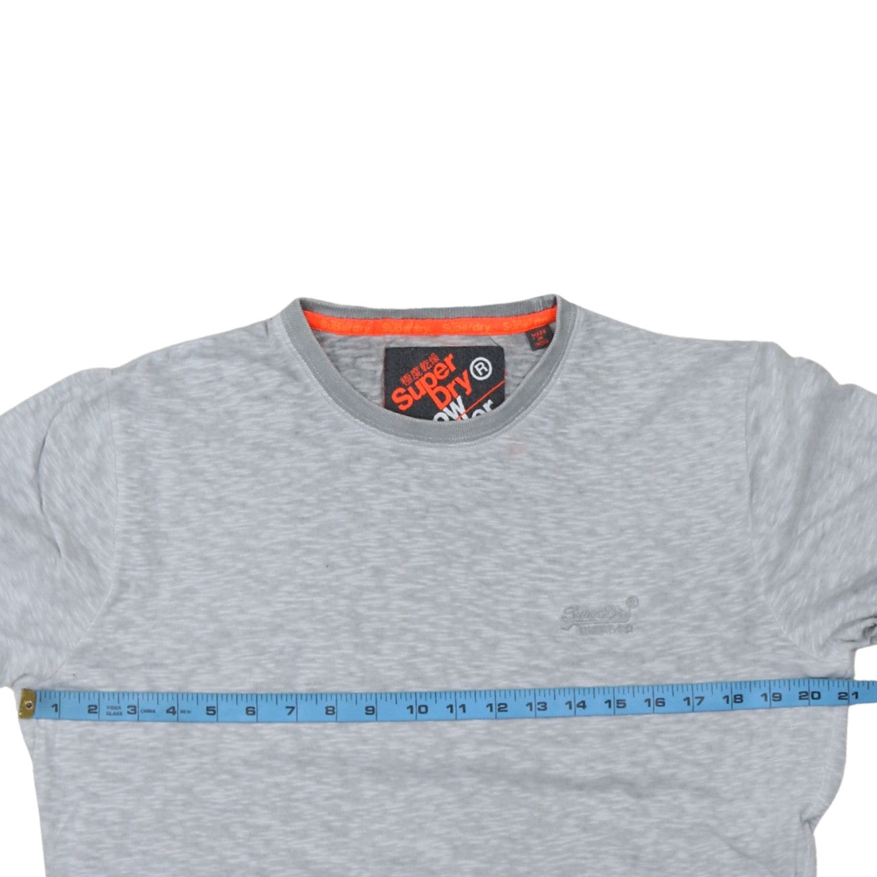 Superdry Women's Grey Basic Crew Neck Short Sleeve T-Shirt M