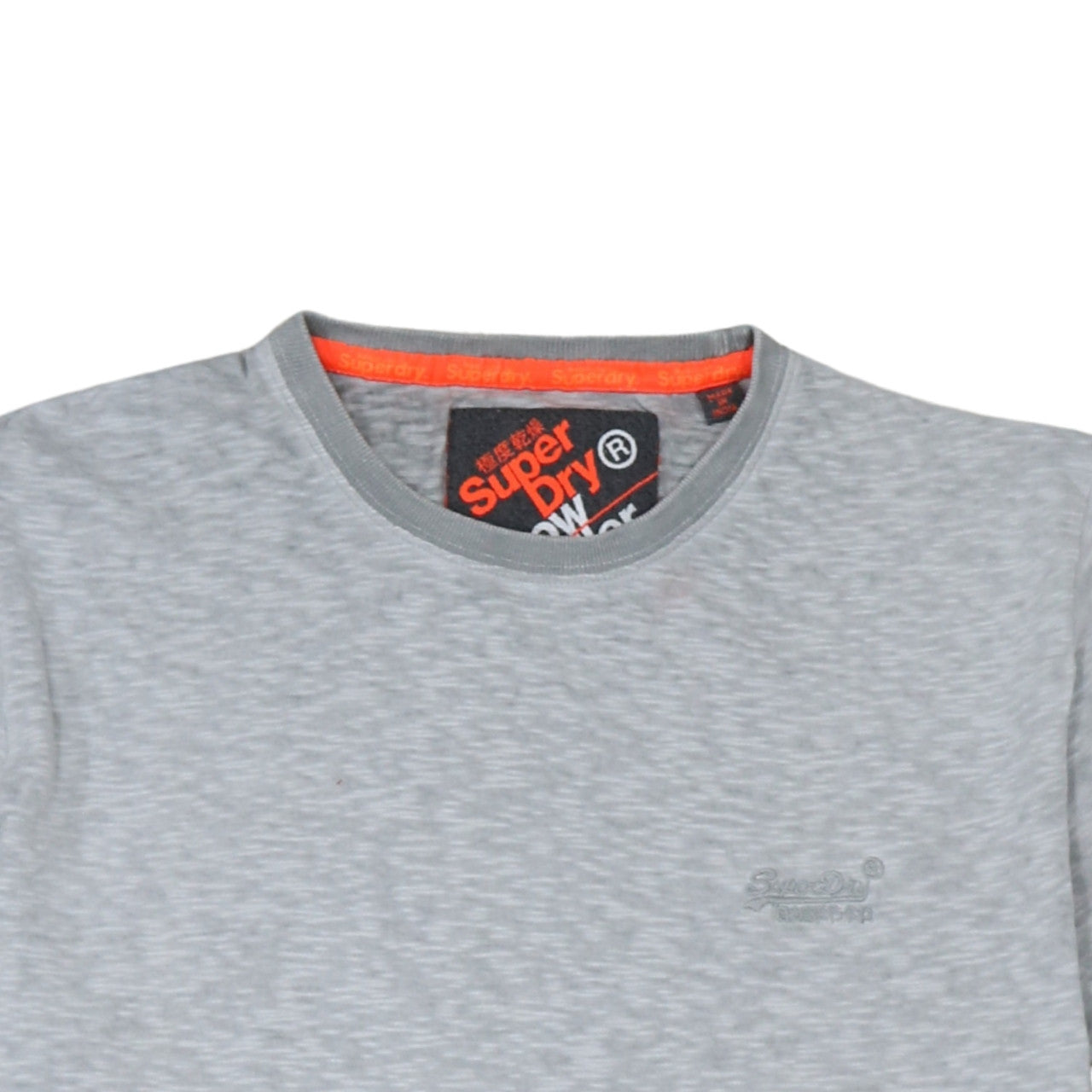 Superdry Women's Grey Basic Crew Neck Short Sleeve T-Shirt M