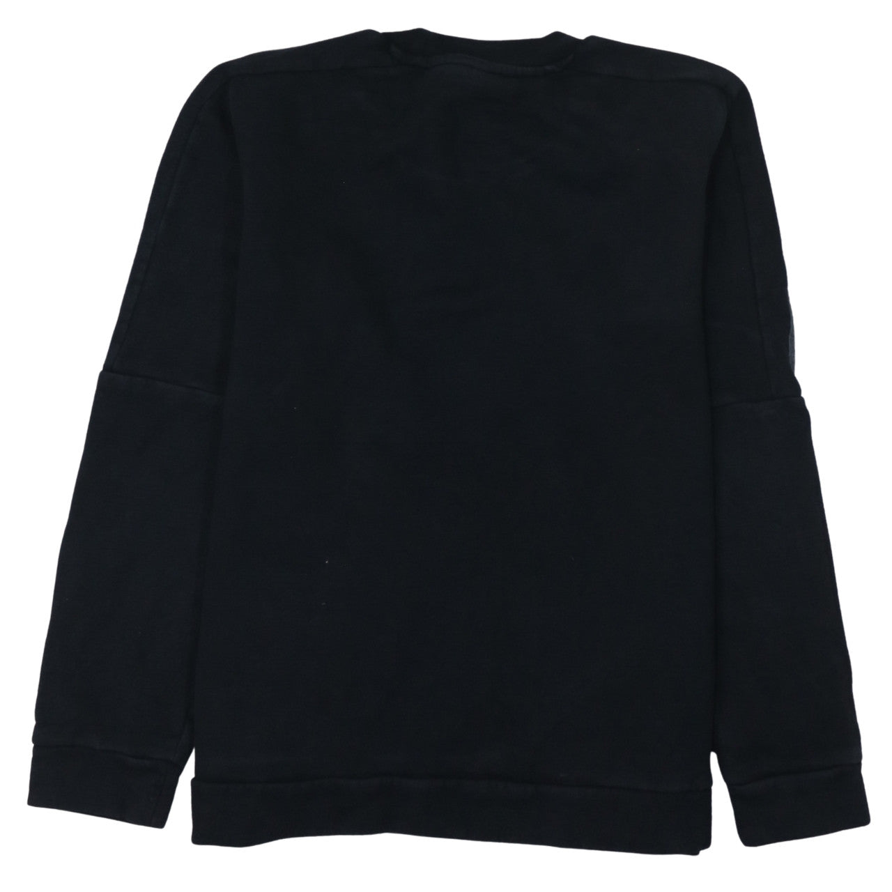 Adidas Men's Black Small Crew Neck Pullover Sweatshirt