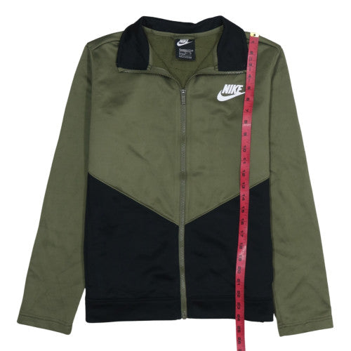 Nike Boys Khaki & Black Track Jacket XL 158-170cm Full Zip Activewear