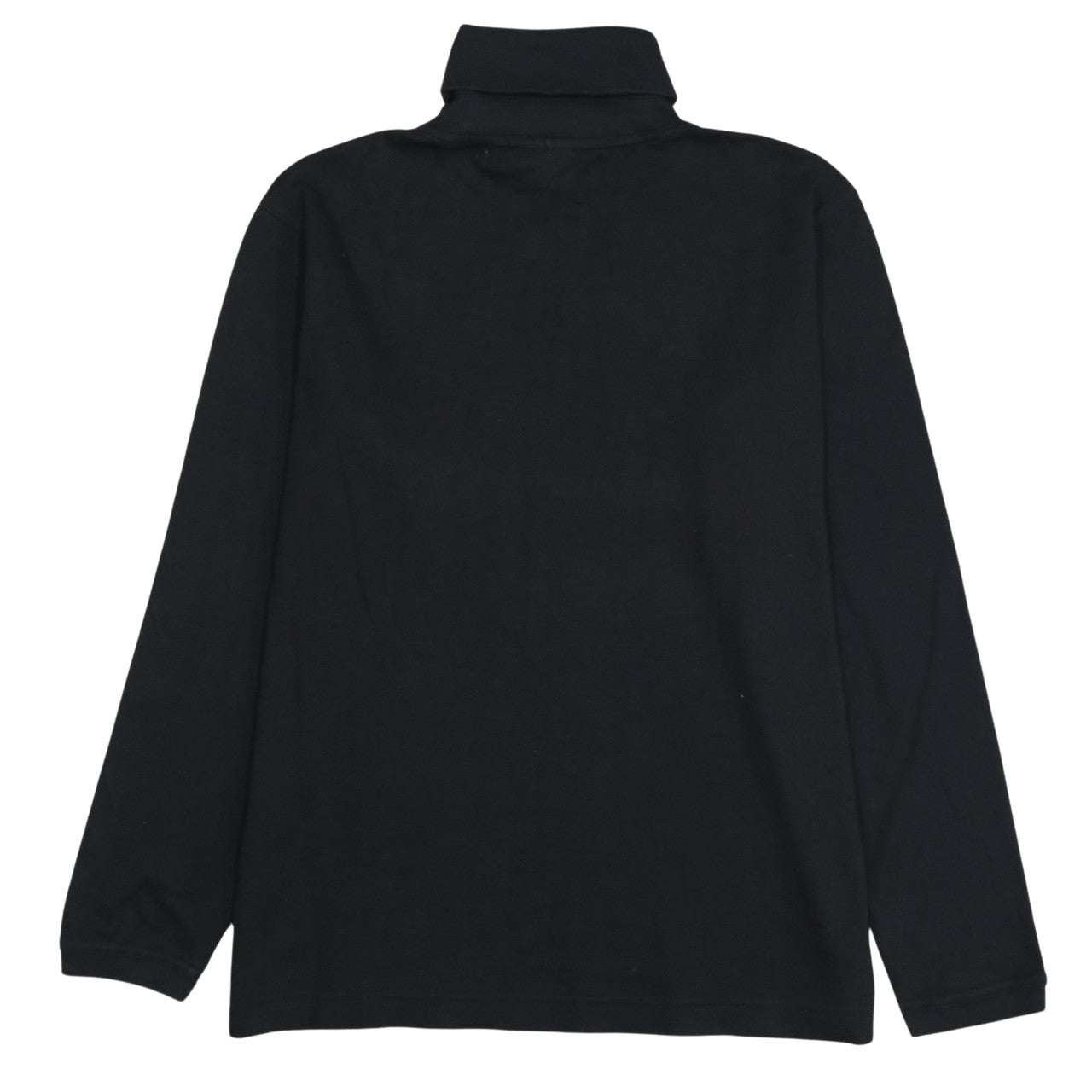 Puma Men's Black Roll Neck Long Sleeve Cotton T-Shirt Size M