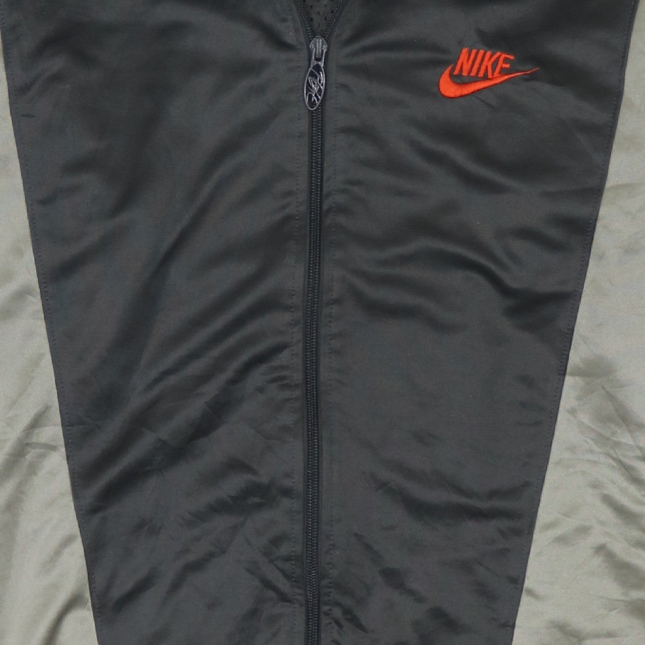 Nike Men's Black XL Track Jacket Retro Sports Full Zip Lightweight
