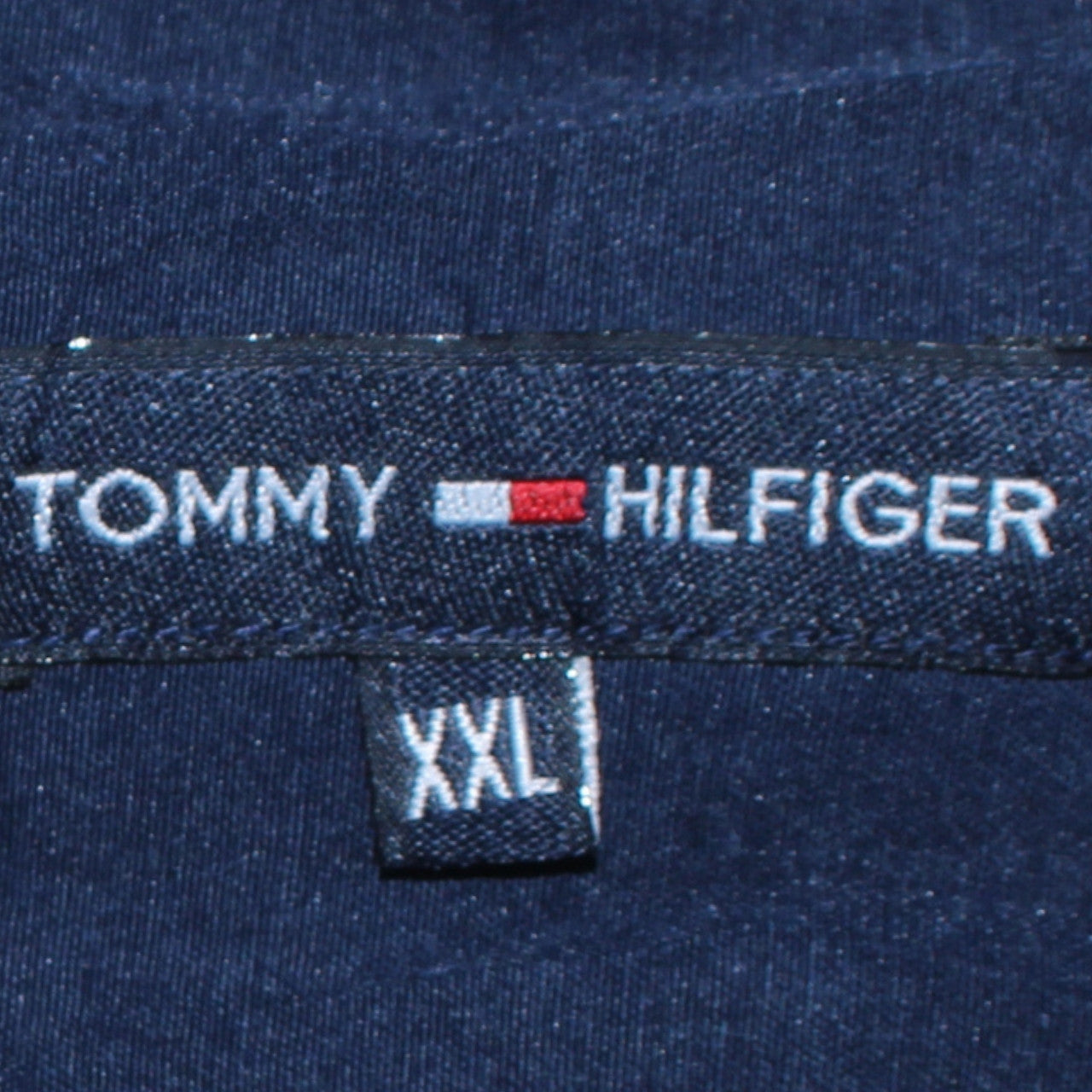 Tommy Hilfiger Men's Red Blue Check Long Sleeve Button-Up Shirt 2XL
