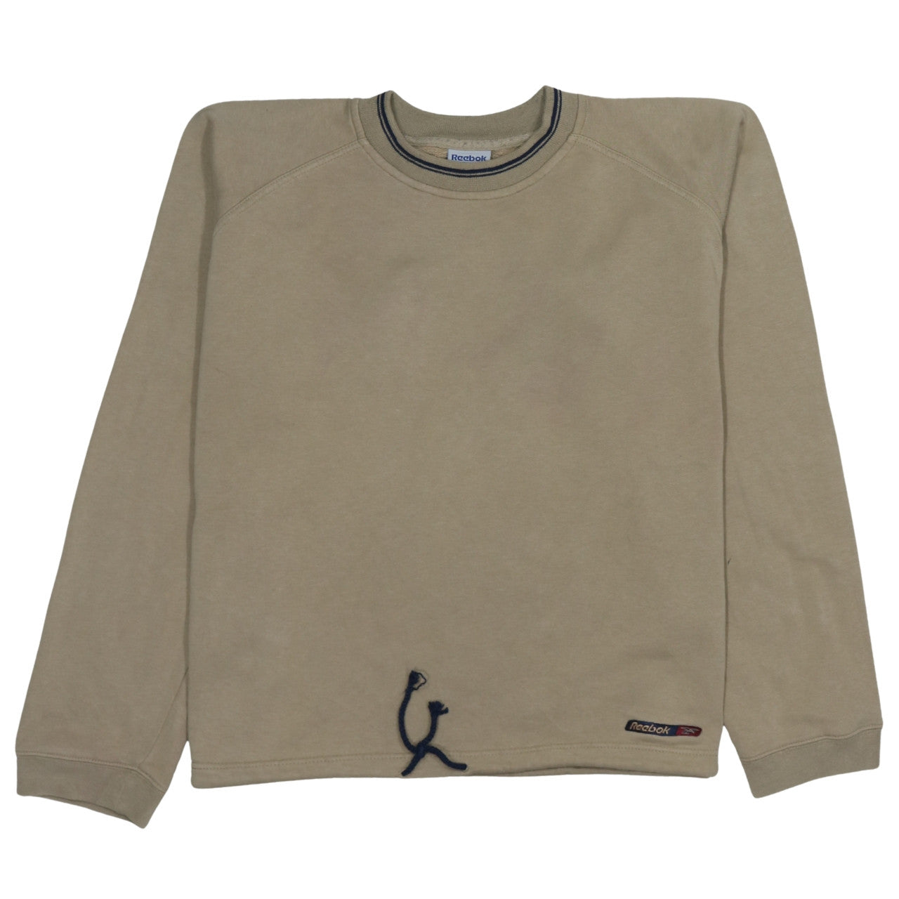 Reebok Women’s Beige XXL Pullover Sweatshirt Cotton Blend Classic Fit