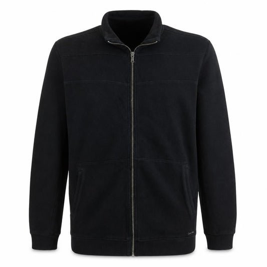 Calvin Klein Men's Black XL Fleece Full Zip Activewear Jacket