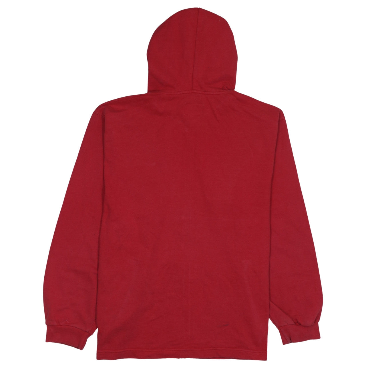 Nike Womens Red Full Zip Hoodie XL 18-20 Cotton Blend Casual
