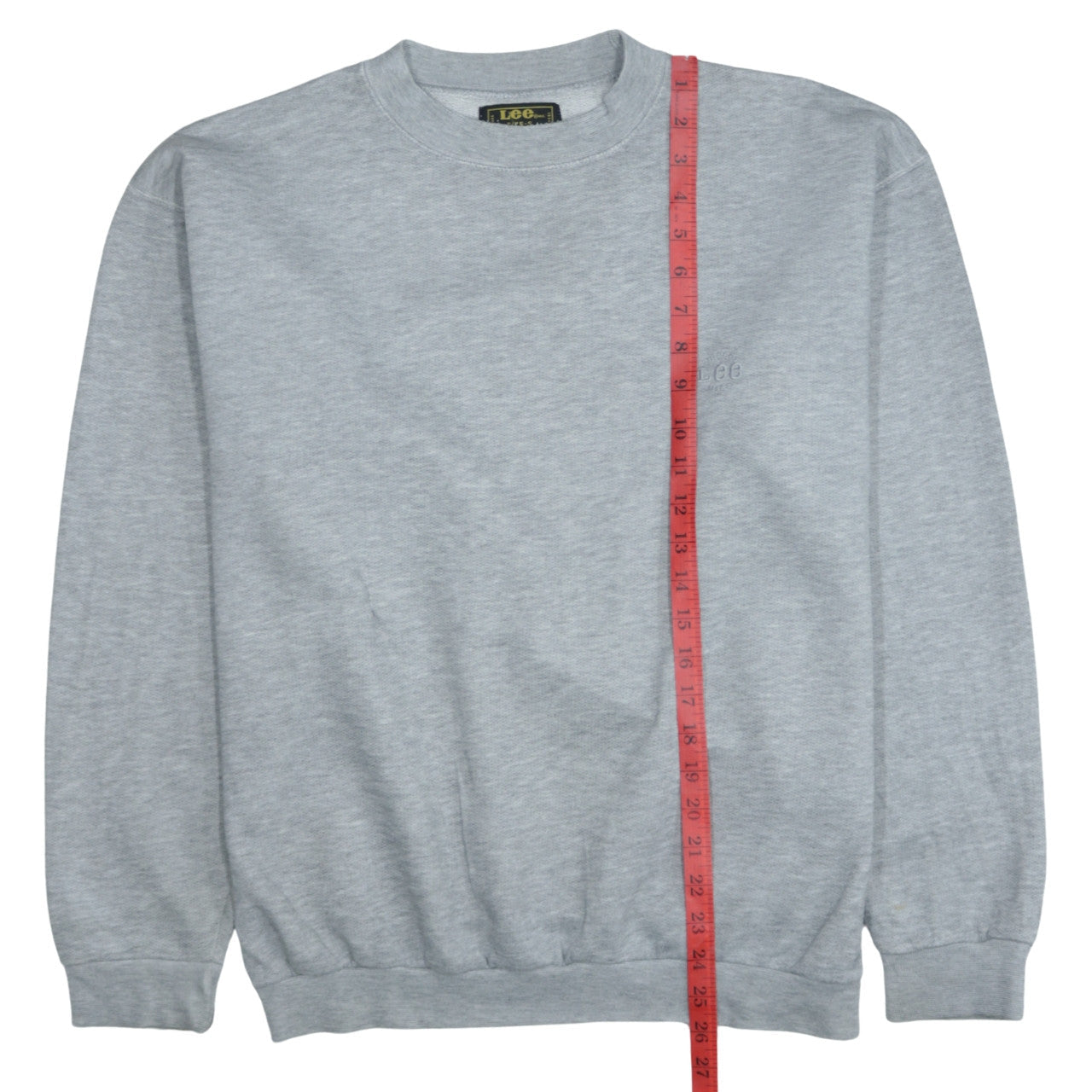 Lee Womens Grey Small Pullover Sweatshirt Classic Fit Casual