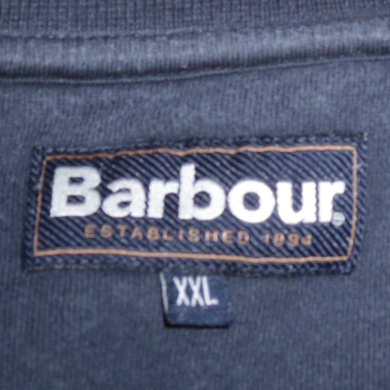 Barbour Men's Blue 2XL Pullover Sweatshirt Classic Style