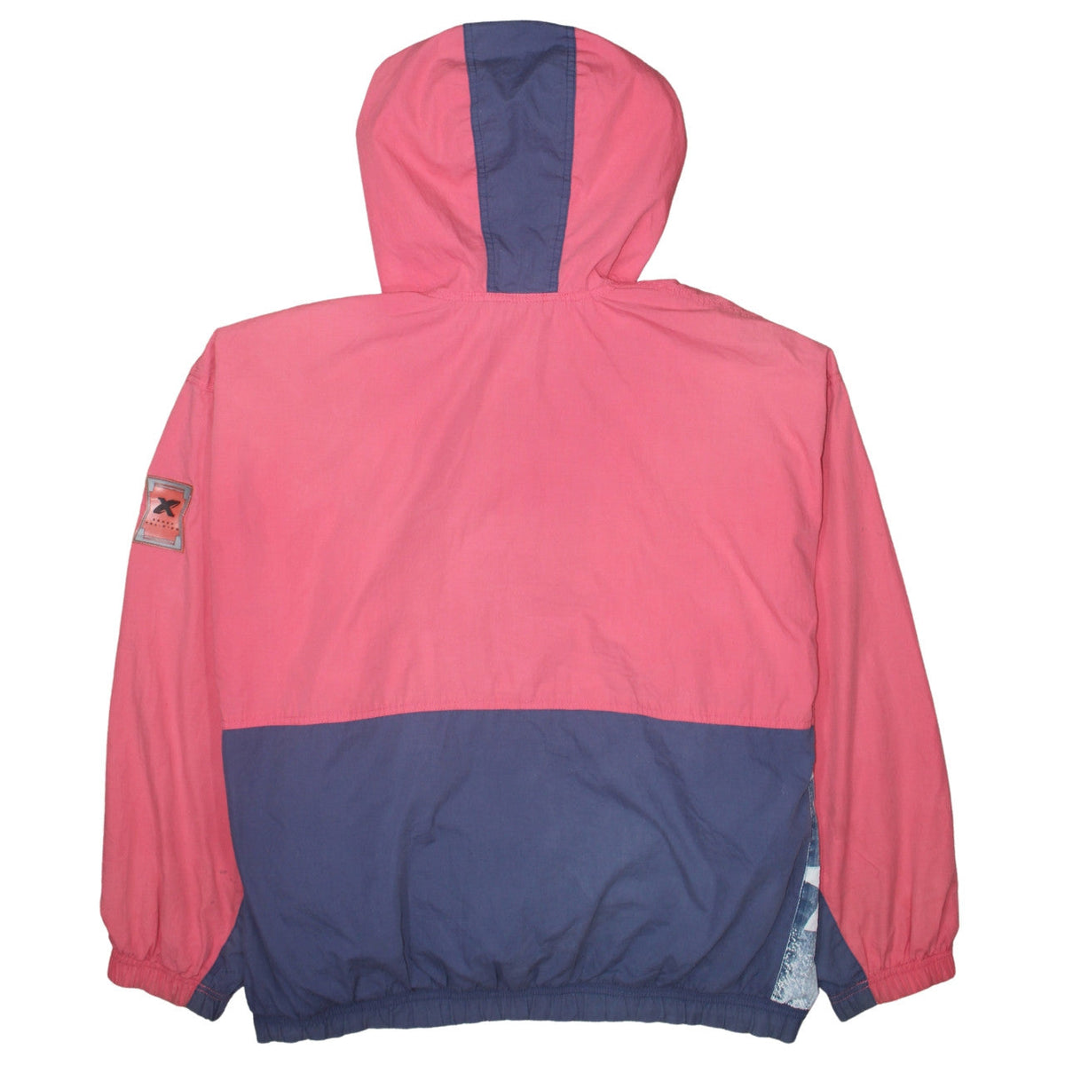 Nike Women’s Pink Cross Training Windbreaker Jacket L Hooded 90s Retro