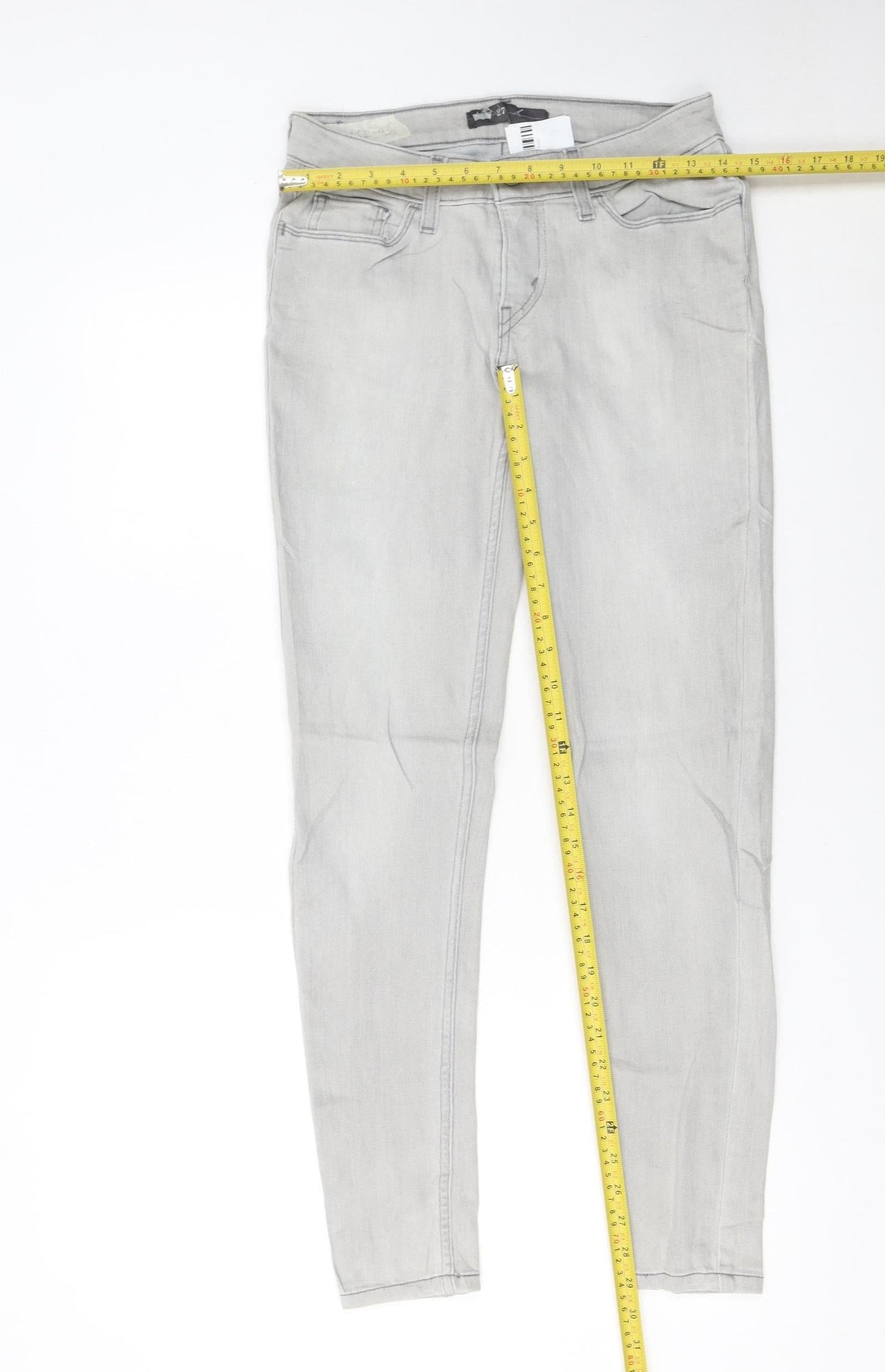 Levi’s Women’s Grey Skinny Jeans W27 L30 Stretch Denim
