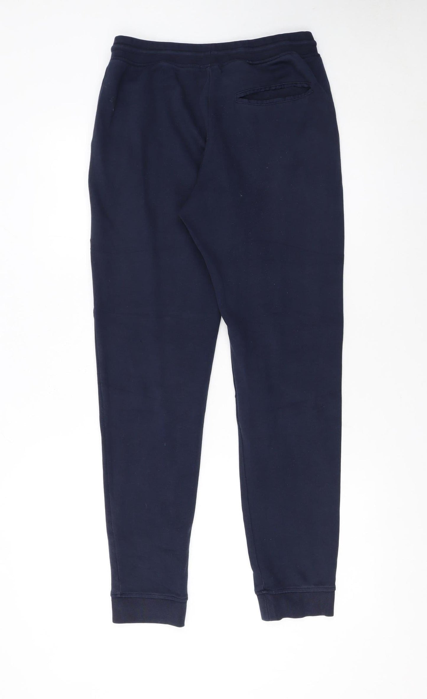 Hugo Boss Boys Blue Jogger Trousers 16 Years Elastic Waist Cotton Blend