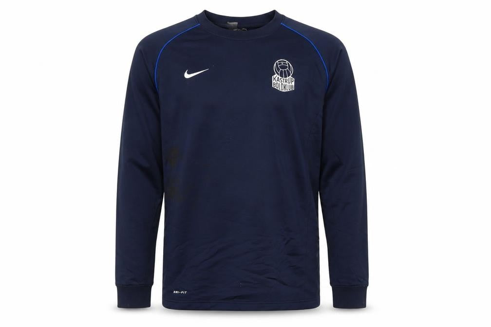 Nike Boys Navy Blue Crew Neck Dri-FIT Sweatshirt XL 13-15 Years Football