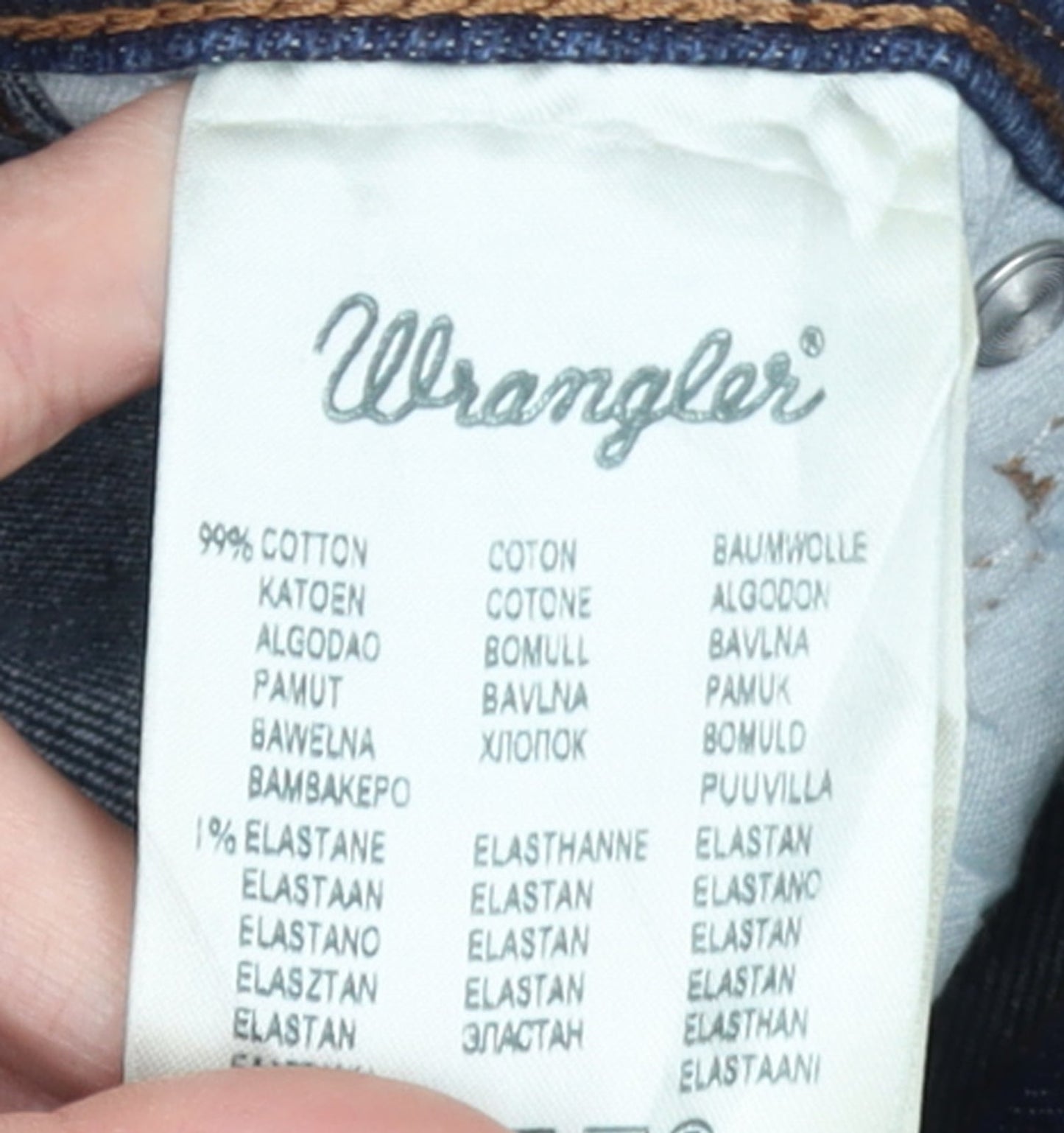 Wrangler Men's Blue Texas Stretch Straight Denim Jeans W31 L34