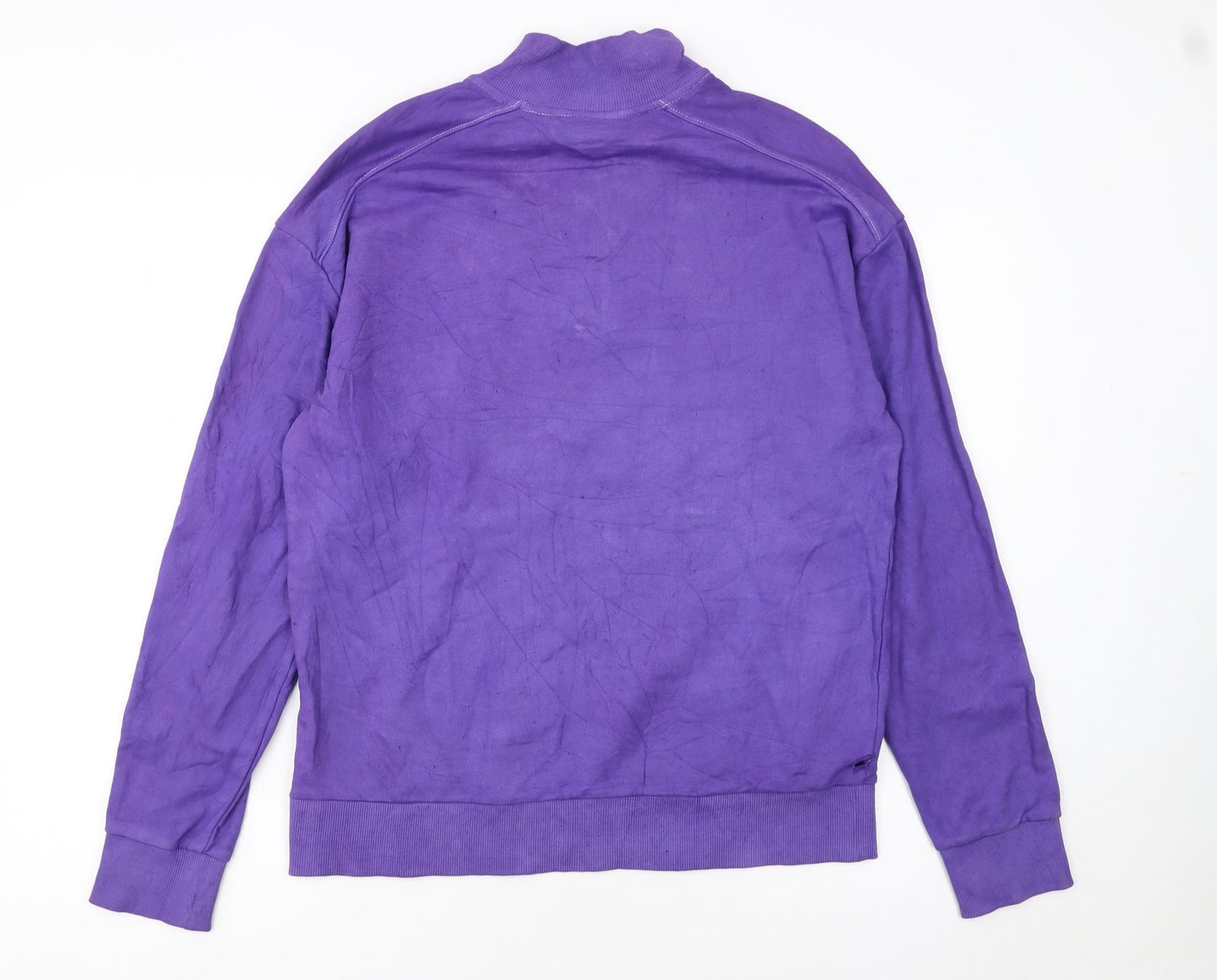 Calvin Klein Women’s Purple 1/2 Zip Cotton Sweatshirt Size S
