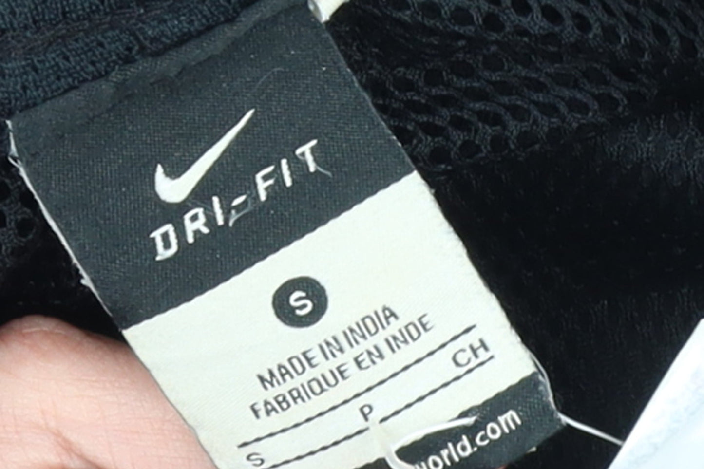 Nike Men's Black Dri-FIT Track Pants S Quick Dry Sportswear