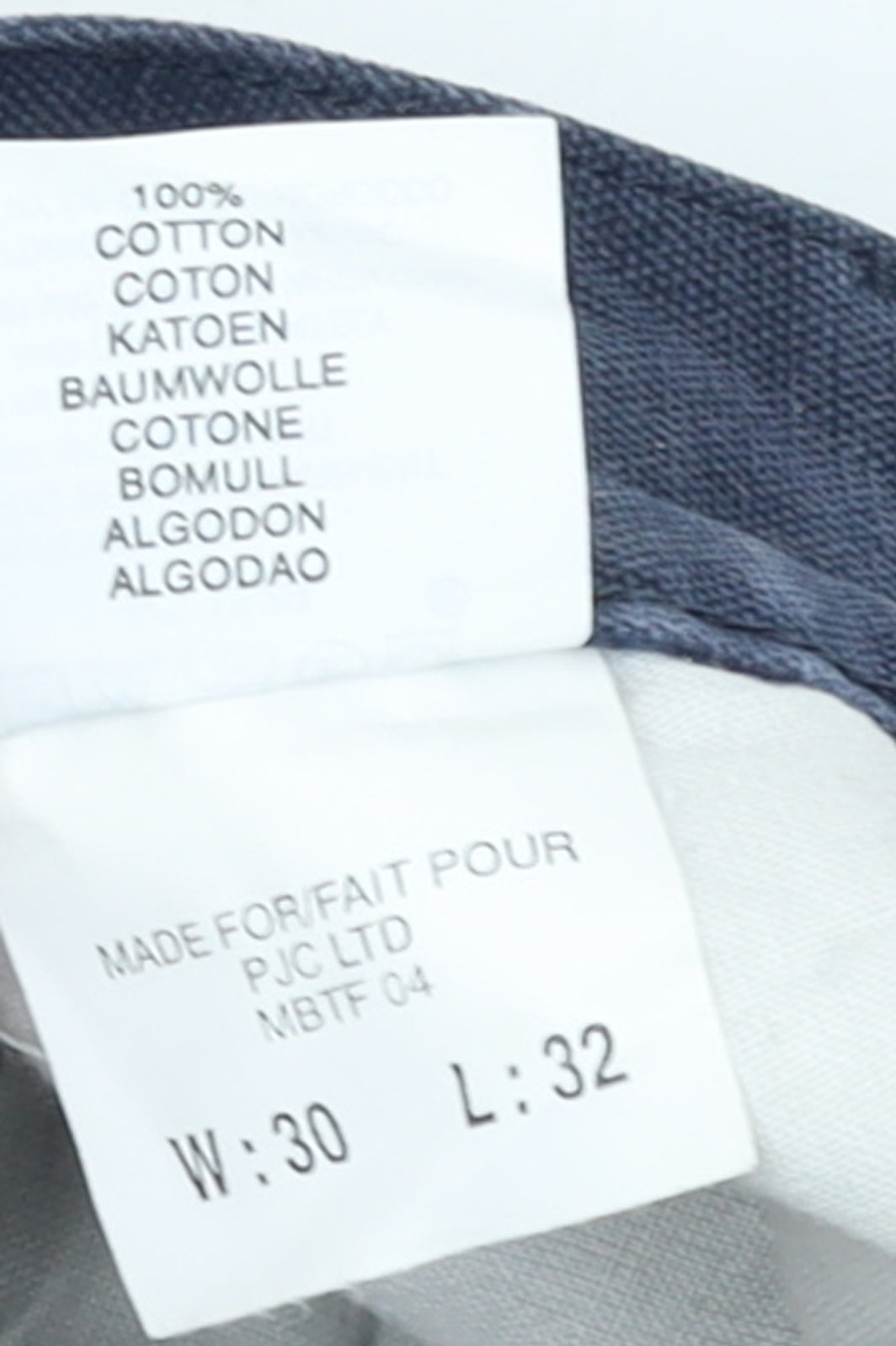 Ralph Lauren Men’s Blue Cotton Chino Trousers W30 L32