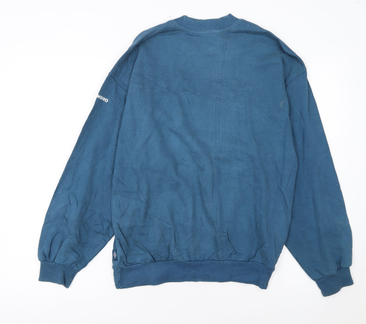 Umbro Boys Blue Pullover Crew Neck Sweatshirt Size 164cm
