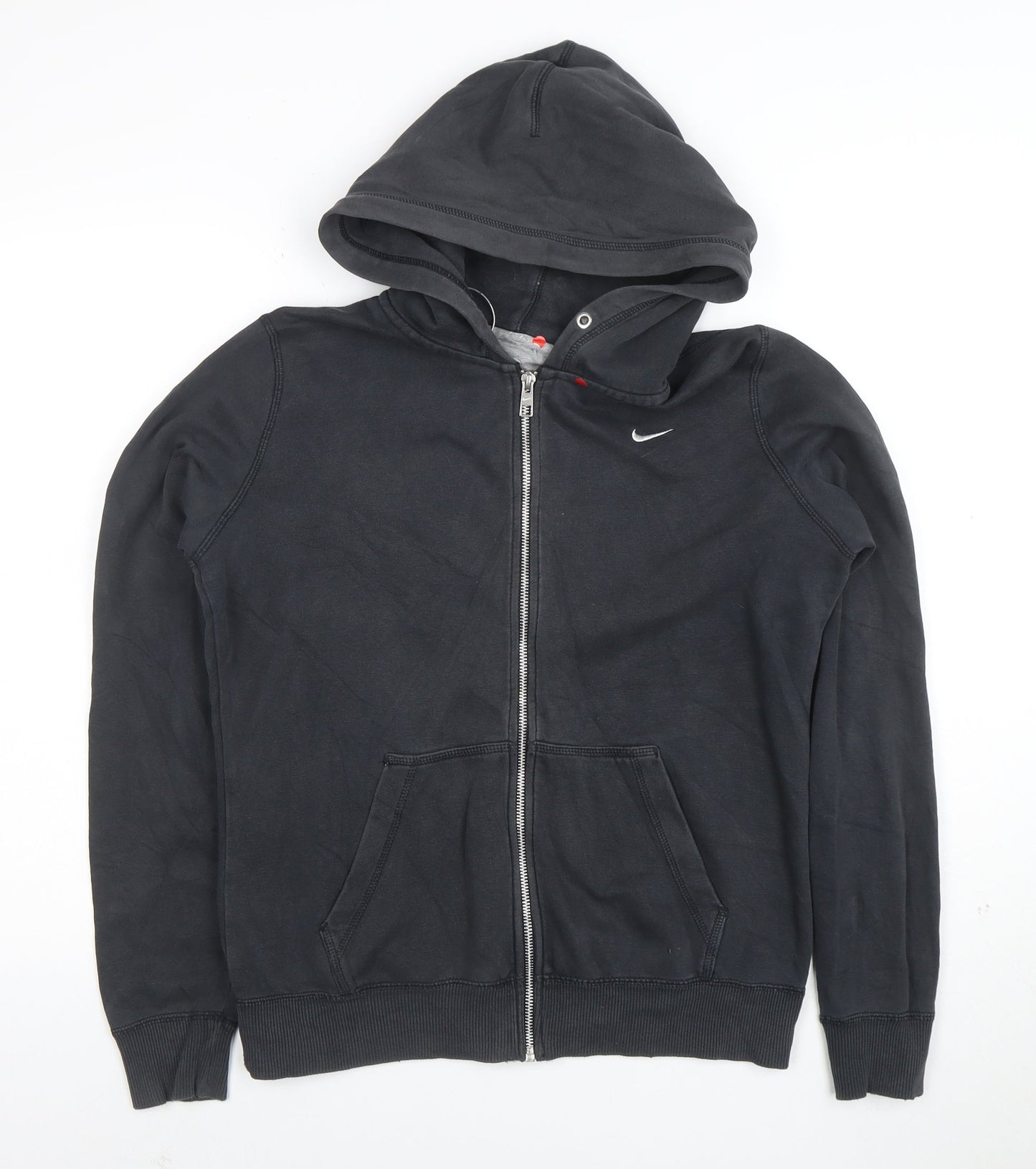 Nike Men's Black Full Zip Hooded Sweatshirt Medium