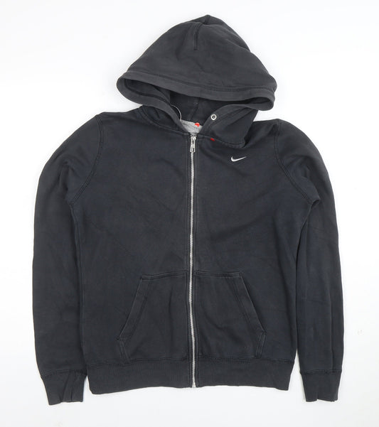 Nike Men's Black Full Zip Hooded Sweatshirt Medium