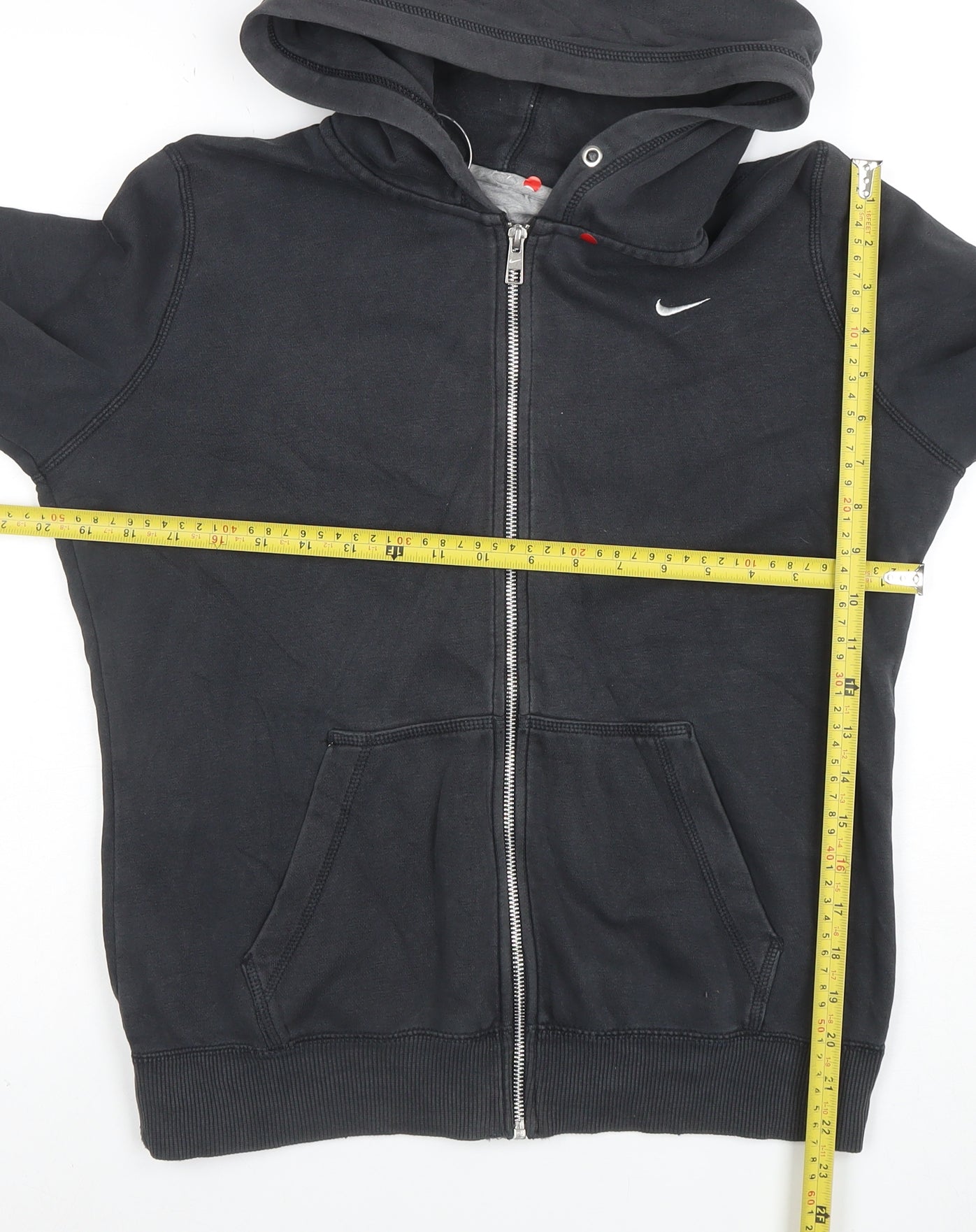 Nike Men's Black Full Zip Hooded Sweatshirt Medium
