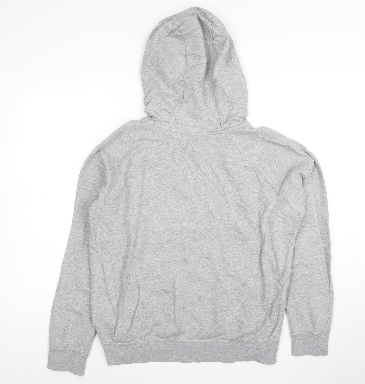 Nike Men's Grey Pullover Hoodie M Logo Graphic Sportswear