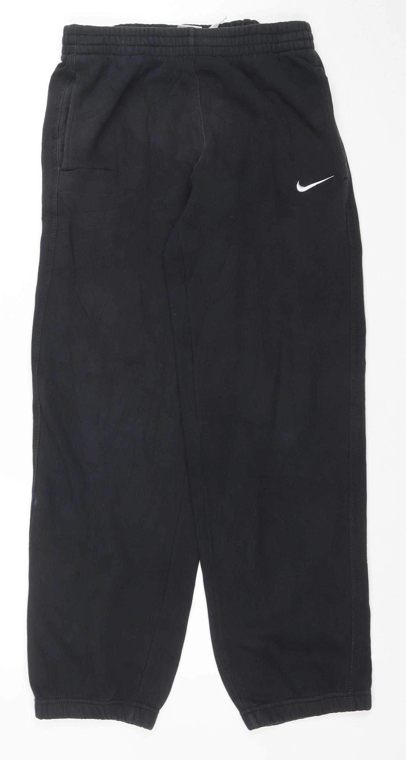 Nike Boys Black 12-13 Years Jogger Activewear Trousers
