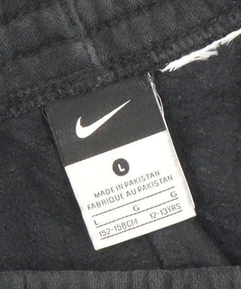 Nike Boys Black 12-13 Years Jogger Activewear Trousers