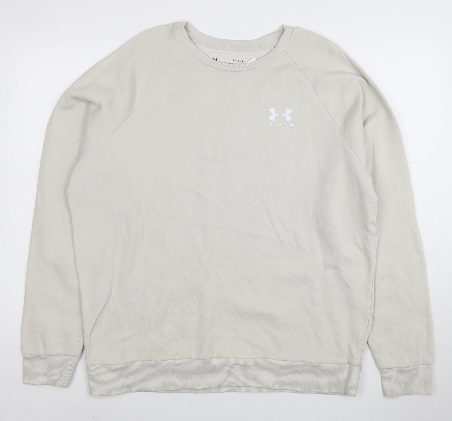 Under Armour Women's Beige Loose Fit Sweatshirt Size L