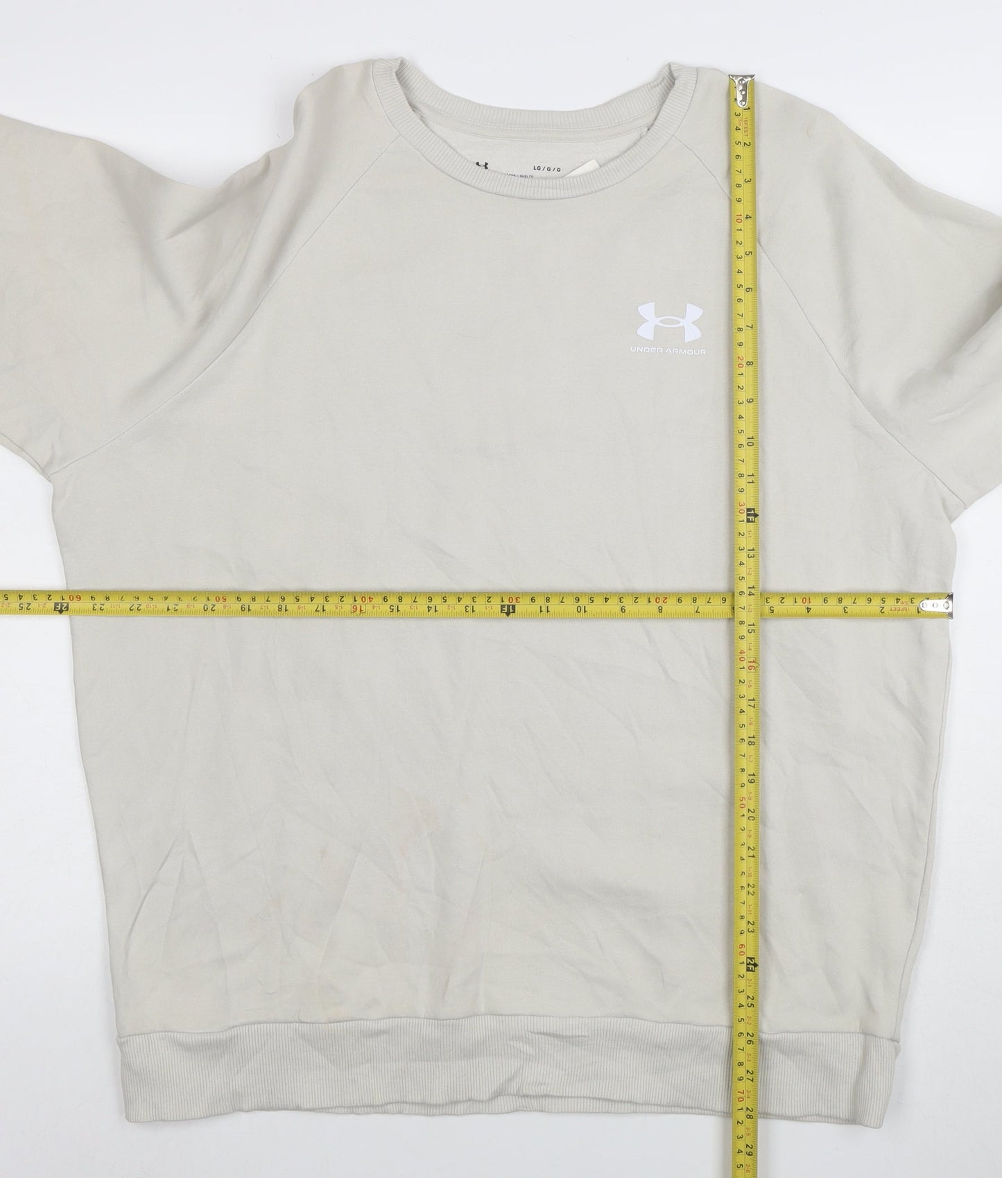 Under Armour Women's Beige Loose Fit Sweatshirt Size L