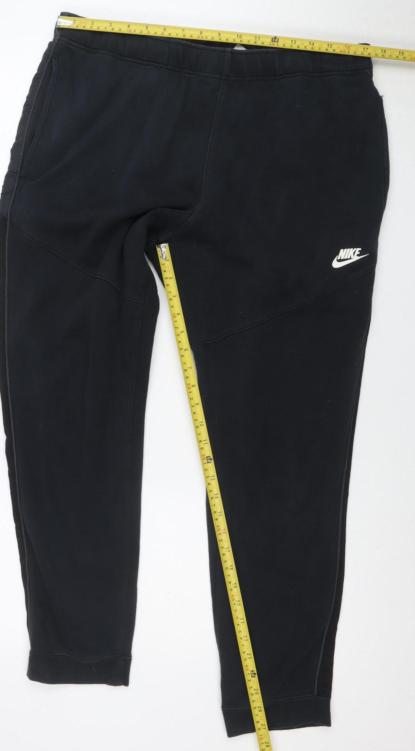 Nike Men's Black XL Jogger Fleece Trousers with Pockets