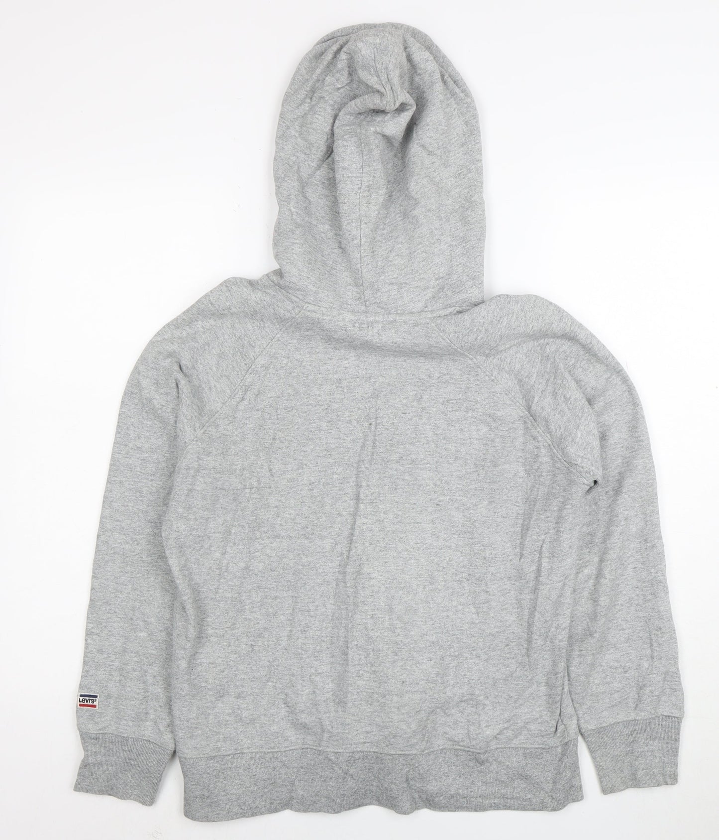 Levi's Men's Grey Logo Pullover Hoodie XS Long Sleeve Fleece