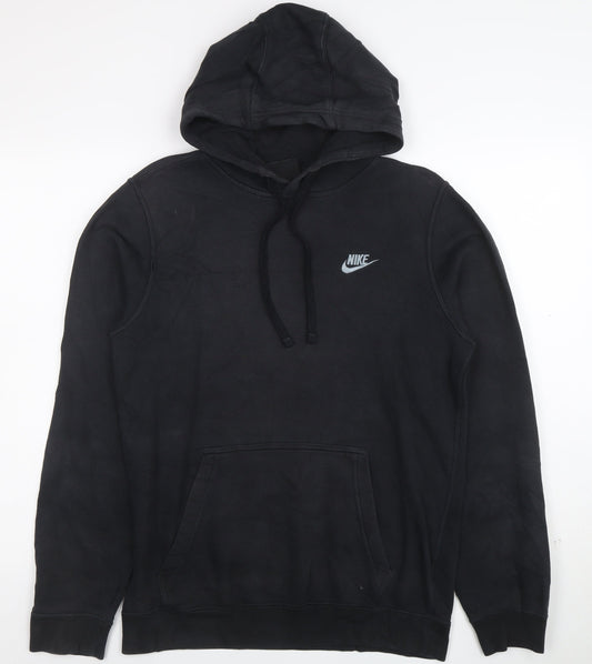 Nike Men's Black Pullover Hoodie Small Fleece Sportswear