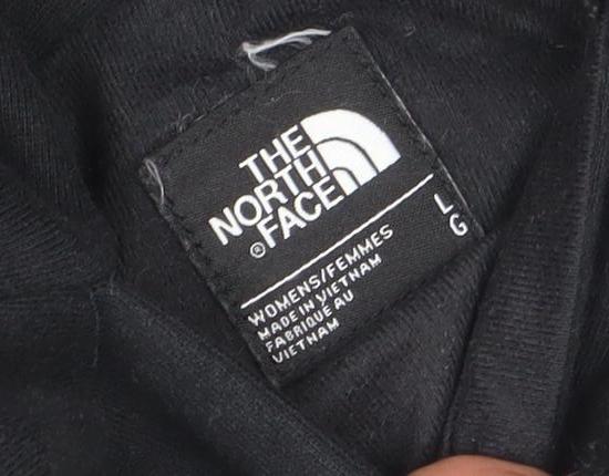 The North Face Women's Black Quilted Hooded Fleece Waistcoat L