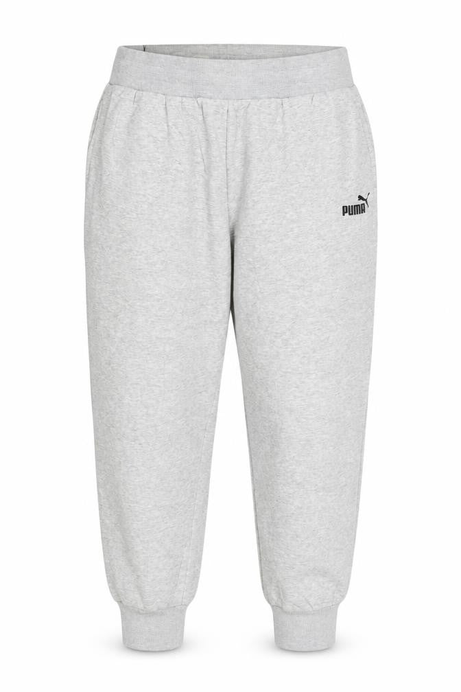 Puma Womens Grey Jogger Sweatpants L Cotton Blend