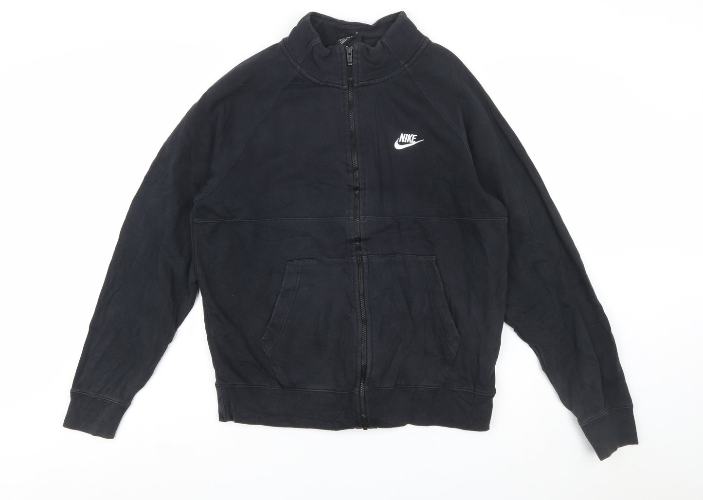 Nike Men's Black Full Zip Fleece Sweatshirt Size M